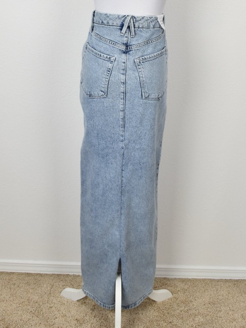 Good American Uniform Maxi Skirt NEW - 0/25 - Picture 6 of 13